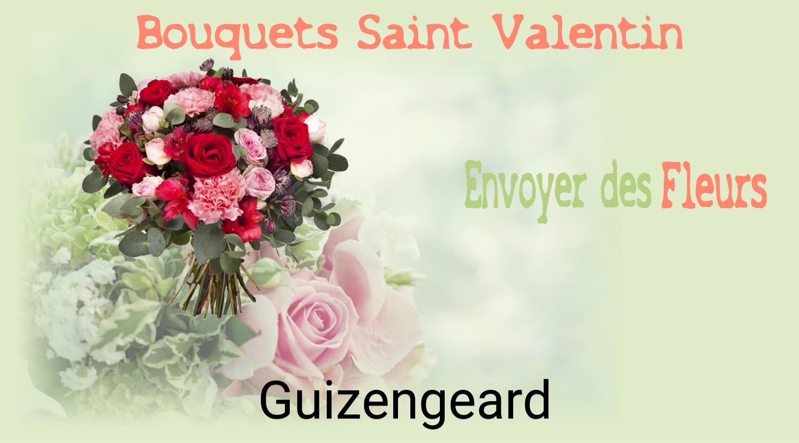 Roses de Saint-Valentin livrées à Guizengeard